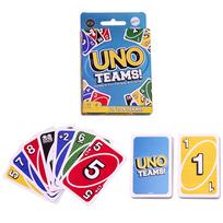 stalo zaidimas uno kortos - MATTEL GAMES UNO kortos Teams, HXT58 - 5 nuotrauka
