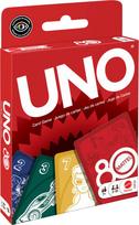 stalo zaidimas uno kortos - MATTEL GAMES kortų žaidimas UNO 80th Ruby Raudona (JGK30) - 2 nuotrauka