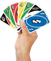 stalo zaidimas uno kortos - MATTEL GAMES kortų žaidimas UNO PARTY, JJV58 - 4 nuotrauka