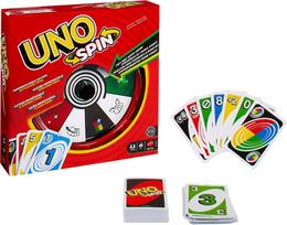 kortos - Mattel UNO SPIN stalo žaidimas (JGR00) - 5 nuotrauka
