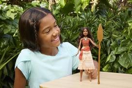 lele princese - Mattel Disney Princess Moana dainuojanti lėlė JLP18, 29 cm - 2 nuotrauka