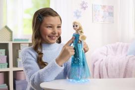 disney - Mattel Disney Frozen Ice Power dainuojanti lėlė Elza JLJ07, Mėlyna (Blue) - 2 nuotrauka