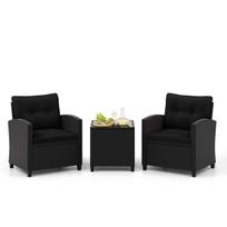 lauko baldu komplektas, 3 daliu - Lauko baldų komplektas VLX 43314 - 6 nuotrauka