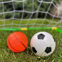 woopie krepsinio rinkinys - WOOPIE 2in1 krepšinio ir futbolo vartų rinkinys + kamuoliai - 5 nuotrauka