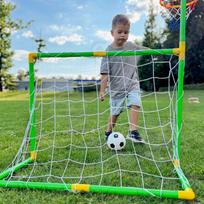 woopie krepsinio rinkinys - WOOPIE 2in1 krepšinio ir futbolo vartų rinkinys + kamuoliai - 7 nuotrauka