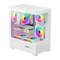 darkflash kompiuteriu ventiliatoriai - DarkFlash C365 White (Baltas) + 5 Fans - 4 nuotrauka