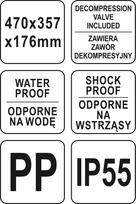 dirzas - Yato YT-08904 įrankių dėžė - 3 nuotrauka