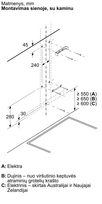 gartraukiai 60 cm juodas - Bosch DWB63BC60 Juodas (Black) - 3 nuotrauka