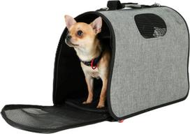 krepsys katei - Zolux Nomad S transportavimo krepšys šuniui ir katei 36x21x23,5 cm Pilka (Gray) - 3 nuotrauka