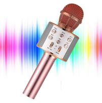 balso mikrofonai - Malplay žaislinis karaoke bluetooth mikrofonas - 8 nuotrauka