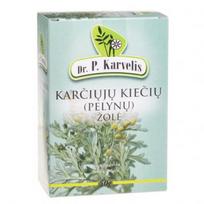 pelynas -  DR. P. KARVELIS KARČIŲJŲ KIEČIŲ (PELYNŲ) ŽOLĖ, žolelių arbata, 50 g  - 2 nuotrauka