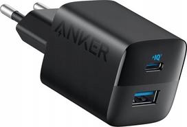 telefonu pakrovejai - Anker 323 33W Sieninis įkroviklis 1xUSB-A + 1xUSB-C Juodas (Black) - 1 nuotrauka
