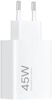 Xiaomi 45W USB-A QC3.0 Power Adapter MDY-17-EF Baltas (White)