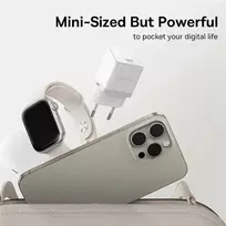 Baseus Palm 30W USB-C Sieninis Įkroviklis - Baltas (White)