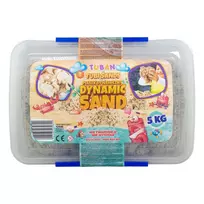 smelis - Kinetinis smėlis Tuban Dynamic Sand TU3989, natūralus (Natural), 5 kg - 4 nuotrauka