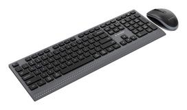 wireless keyboard - Gembird KBS-WPS-02 set, 2.4G+BT, US layout, Black (Juodas) - 10 nuotrauka