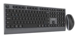 wireless keyboard - Gembird KBS-WPS-02 set, 2.4G+BT, US layout, Black (Juodas) - 11 nuotrauka