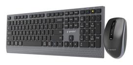 wireless keyboard - Gembird KBS-WPS-02 set, 2.4G+BT, US layout, Black (Juodas) - 12 nuotrauka