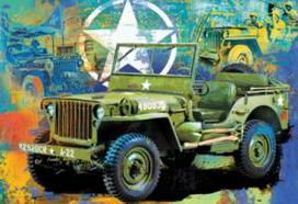 dzipas - Eurographics Tin Military Jeep 8551-5598, 550 det. - 2 nuotrauka