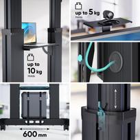 laikiklis 200x200 - TV SET ACC MOBILE STAND/70-110" BLACK TS2821-B ONKRON - 2 nuotrauka