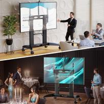 laikiklis 200x200 - TV SET ACC MOBILE STAND/70-110" BLACK TS2821-B ONKRON - 6 nuotrauka
