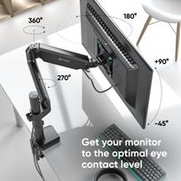 stalo monitoriaus laikiklis - MONITOR ACC WALL MOUNT/13-34" BLACK G75-B ONKRON - 2 nuotrauka
