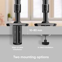 stalo monitoriaus laikiklis - MONITOR ACC WALL MOUNT/13-34" BLACK G75-B ONKRON - 6 nuotrauka