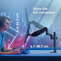 stalo monitoriaus laikiklis - MONITOR ACC WALL MOUNT/13-34" BLACK G75-B ONKRON - 8 nuotrauka