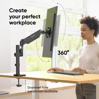 stalo monitoriaus laikiklis - MONITOR ACC WALL MOUNT/13-34" BLACK G75-B ONKRON - 10 nuotrauka