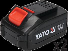 akumuliatorinis diskinis pjuklas yato - Yato YT-8281185, 18 V - 4 nuotrauka