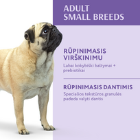optimeal sausas - Optimeal Small Breed sausas pašaras su antiena mažų veislių šunims, 1.5 kg - 3 nuotrauka