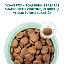 optimeal maistas sunims - Optimeal Hypoallergenic sausas pašaras su lašiša šunims, 12 kg - 2 nuotrauka