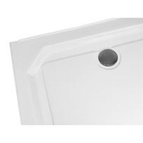 dusas 80x90 - Dušo padėklas CITY, 80 cm x 90 cm, baltas (White) - 4 nuotrauka