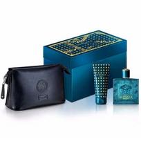 Versace Eros: EDT vyrams 5 ml + dušo želė 25 ml + balzamas po skutimosi 25 ml