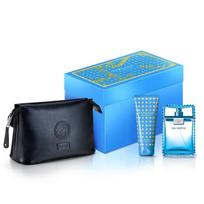 Versace Man Eau Fraiche: EDT vyrams 5 ml + dušo gelis 25 ml + balzamas po skutimosi 25 ml