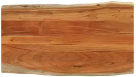 Stalviršis, 100x60x3,8cm, akacijos masyvas, su gyvu kraštu