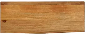 Stalviršis, 80x30x3,8cm, mango medienos masyvas, su gyvu kraštu