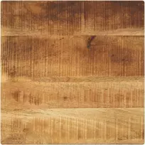 Stalviršis, 60x60x1,5cm, mango medienos masyvas, kvadratinis