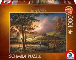 Schmidt Spiele Terry Redlin: Sun Gold over Ripe Fields, 1000 det.