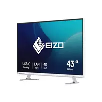 4k monitorius - EIZO FlexScan EV4340X-WT 42.5", 4K Ultra HD, IPS, baltas (white) - 3 nuotrauka