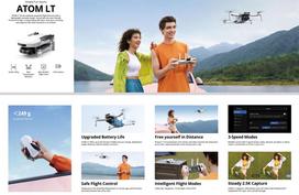 dronai su kamera - Potensic Atom LT Dronas su kamera 12Mp 2.5K - 2 nuotrauka