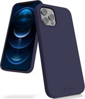Mercury Silicone Case Apple iPhone 16 Pro tamsiai mėlynas