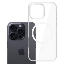 apple 16 pro max dekliukai - 3mk Clear MagCase Apple iPhone 16 Pro Max - 8 nuotrauka
