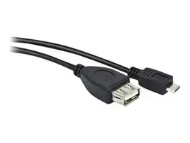 usb 2.0 a b cable - LANBERG usb micro-B M USB-A F 2.0 cable | OEM-0006 - 2 nuotrauka