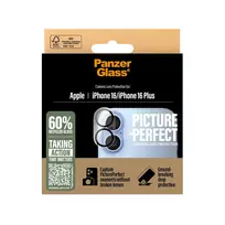 16 ekrano plevele - PanzerGlass "PicturePerfect Lens Protector iPhone 16/ 16 Plus" - 3 nuotrauka