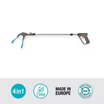greblys - Griebtuvas Gardena 4 in 1 11700-20, ergonomiškas - 1 nuotrauka