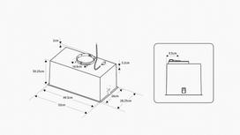 imontuojamas gartraukis - Samsung NK52FG455CC/UR - 2 nuotrauka