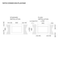 elektrine kaitlente - ELICA RATIO CONNEX 604 PLUS RAW - 3 nuotrauka