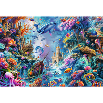 puzzle 1500 - Trefl Underwater World 26217, 58 x 85 cm, 1500 det. - 2 nuotrauka