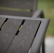 lauko baldai 4 vietu - Lauko baldų komplektas Patio Solar, antracito, 4 vietų - 2 nuotrauka